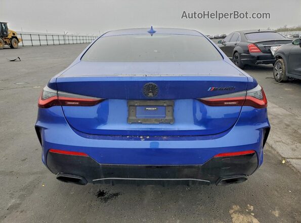 WBA83AP02PCM02193 2023 BMW M4 Blue Widok z tyłu