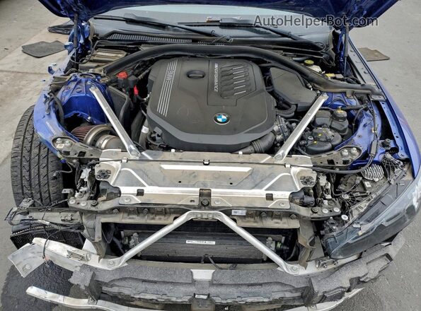 WBA83AP02PCM02193 2023 BMW M4 Blue Widok wnętrza z tyłu