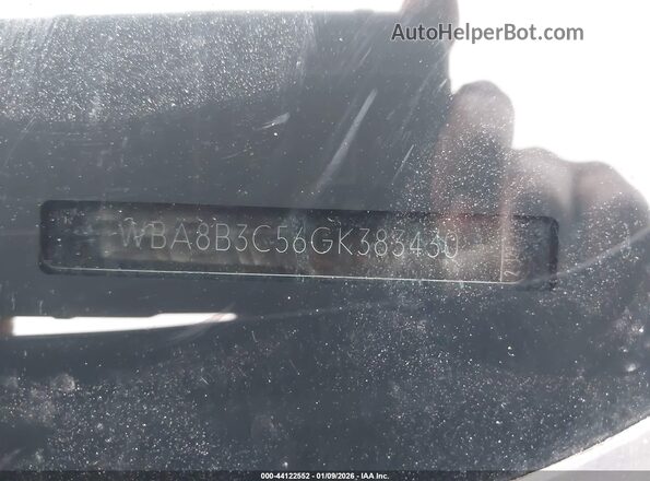 WBA8B3C56GK383430 2016 BMW OTHER Синий 