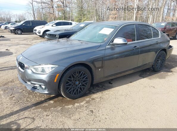 WBA8E1C30HA159264 2017 BMW OTHER Gray Front left