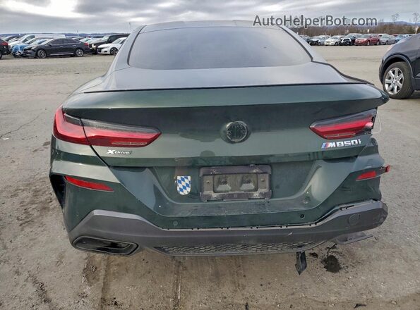 WBABC4C00PCL83317 2023 BMW M8 Green Widok z tyłu