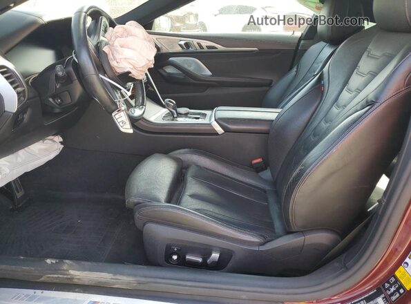WBABC4C04LCE77570 2020 BMW M8 Maroon Front interior view
