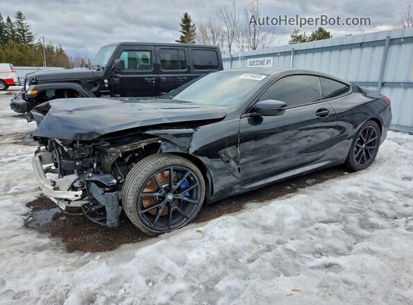 WBABC4C54KBU96102 2019 BMW M8 Черный Передняя левая четверть