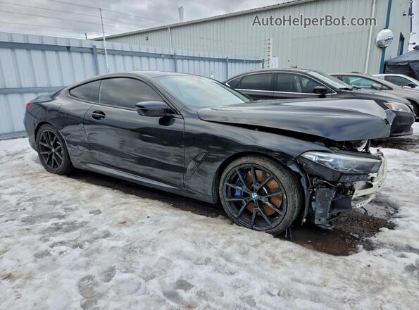 WBABC4C54KBU96102 2019 BMW M8 Черный Передняя правая четверть