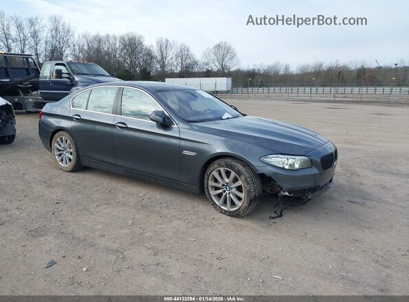 WBAFV3C56GD687473 2016 BMW 5 SERIES Серый Передняя правая четверть