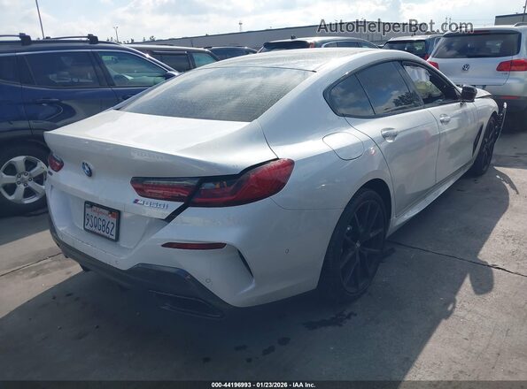 WBAGV8C02SCU51505 2025 BMW M8 White Tył prawy