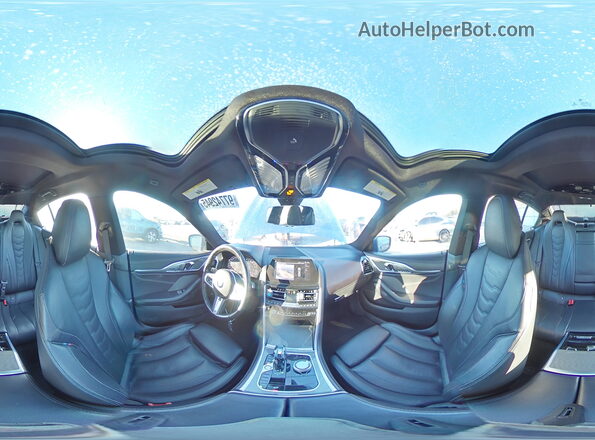WBAGV8C07LCE44957 2020 BMW M8 Blue Вид наклейки з VIN-кодом