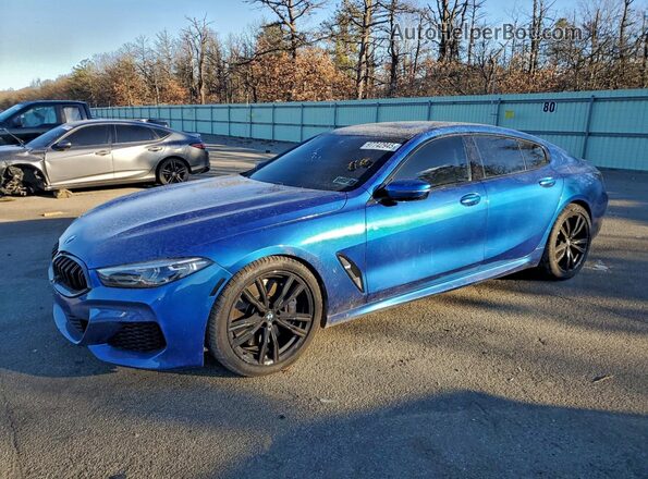 WBAGV8C07LCE44957 2020 BMW M8 Blue Передня ліва чверть