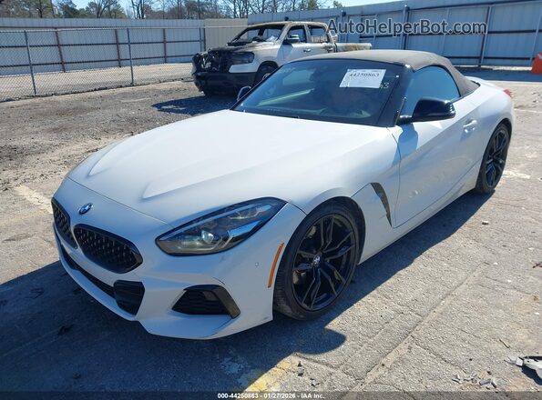 WBAHF3C04LWW56506 2020 BMW Z4 White Vista tres cuartos delantera izquierda