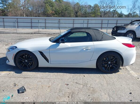 WBAHF3C04LWW56506 2020 BMW Z4 White Vista interior de 360 grados