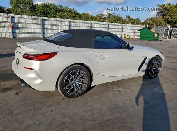 WBAHF3C55KWW41703 2019 BMW Z4 Белый Задняя правая четверть