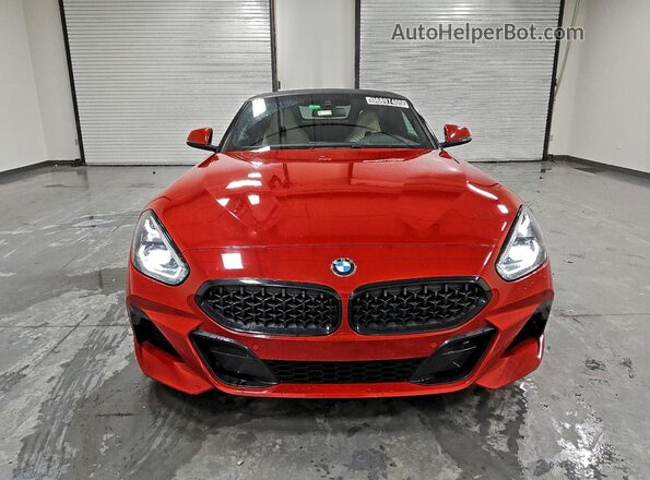 WBAHF3C59KWW23236 2019 BMW Z4 Красный Вид спереди