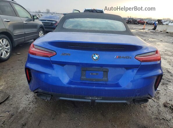 WBAHF9C06SWY43523 2025 BMW Z4 Blue Widok z tyłu