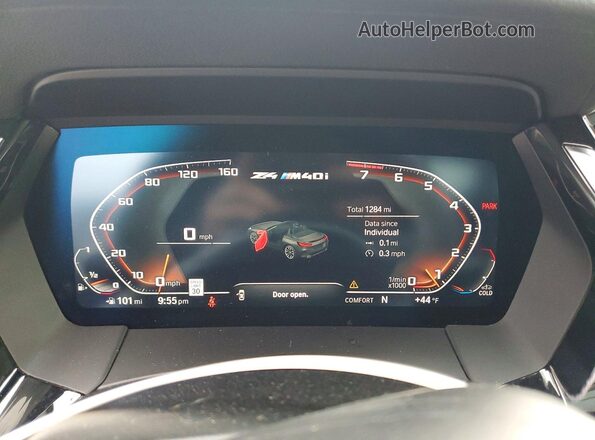 WBAHF9C06SWY43523 2025 BMW Z4 Blue Widok zestawu wskaźników