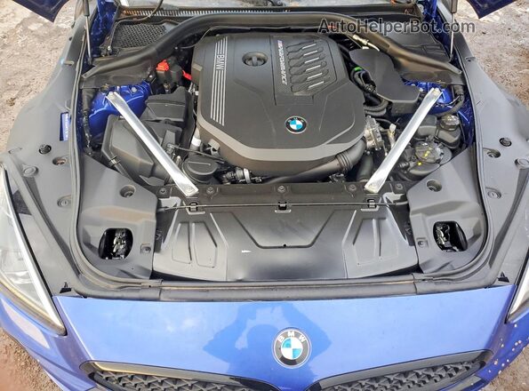 WBAHF9C06SWY43523 2025 BMW Z4 Blue Widok wnętrza z tyłu