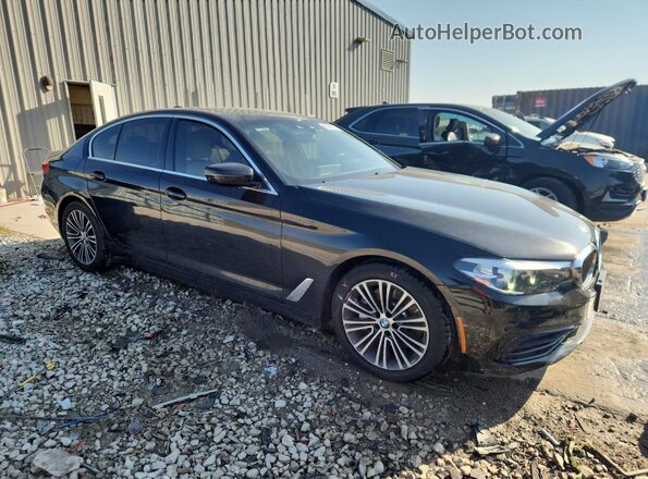 WBAJA5C56KBX86977 2019 BMW 5 SERIES Черный Передняя правая четверть