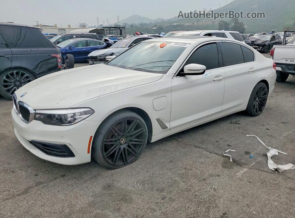 WBAJA9C01LCE19611 2020 BMW 5 SERIES White წინა მარცხენა ხედი სამი მეოთხედიდან