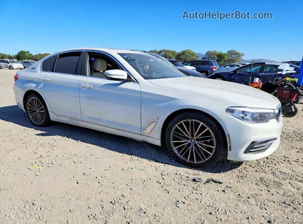 WBAJA9C50JB033256 2018 BMW 5 SERIES White Delantero derecho