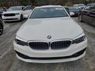 2018 Bmw 530e Белый vin: WBAJA9C51JB033718