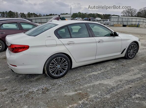 WBAJA9C51JB033718 2018 BMW 5 SERIES Белый Задняя правая четверть