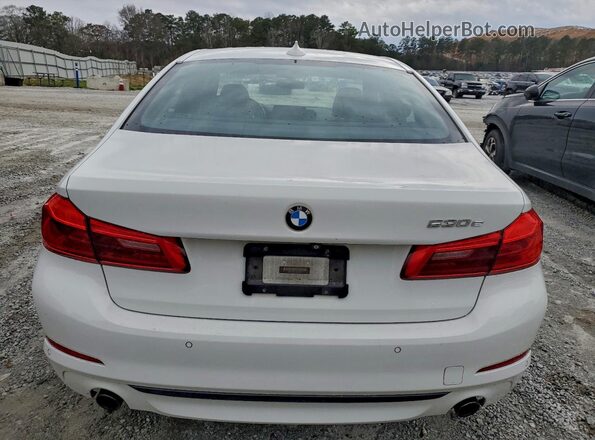 WBAJA9C51JB033718 2018 BMW 5 SERIES Белый Вид сзади