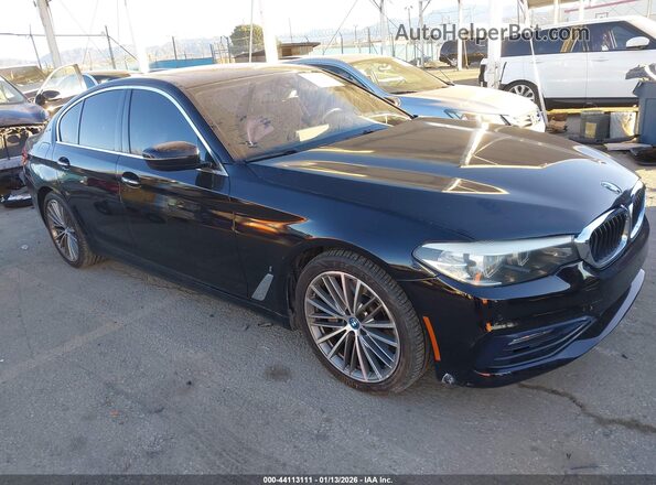 WBAJA9C52JB252347 2018 BMW 5 SERIES Dark Brown Передняя правая четверть