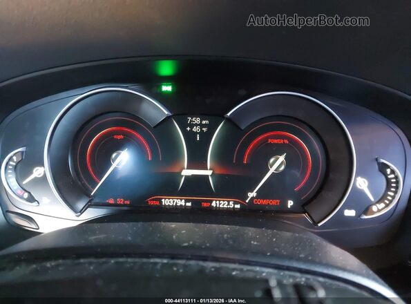 WBAJA9C52JB252347 2018 BMW 5 SERIES Dark Brown Вид задних сидений