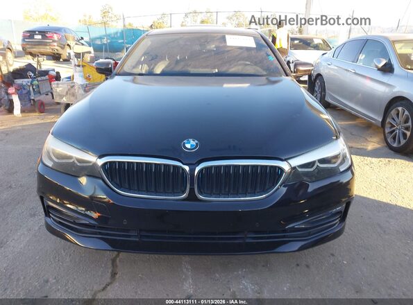 WBAJA9C52JB252347 2018 BMW 5 SERIES Dark Brown Вид щитка приборов