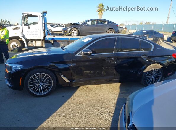 WBAJA9C52JB252347 2018 BMW 5 SERIES Dark Brown Панорамный вид салона 360°