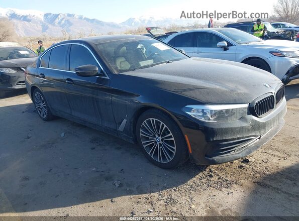 WBAJA9C59KB389044 2019 BMW 5 SERIES Black Przód prawy