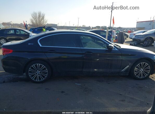WBAJA9C59KB389044 2019 BMW 5 SERIES Black Widok wnętrza z tyłu