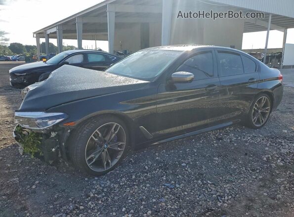 WBAJB9C50KB289010 2019 BMW M5 Черный Передняя левая четверть