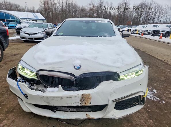 WBAJB9C52JB036527 2018 BMW M5 White Вид спереду
