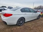 2018 Bmw M550xi White vin: WBAJB9C52JB036527