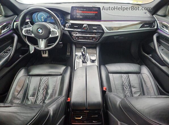 WBAJB9C52JB036527 2018 BMW M5 White Вид панелі приладів