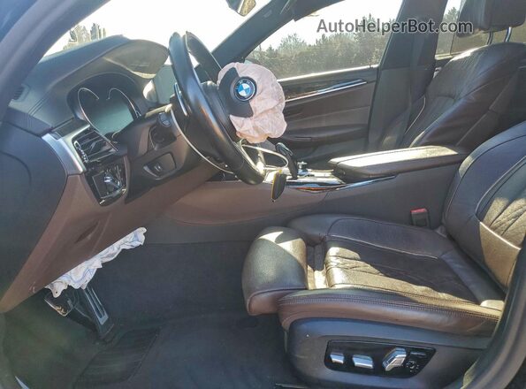 WBAJB9C55JB286862 2018 BMW M5 Black წინა სალონის ხედი