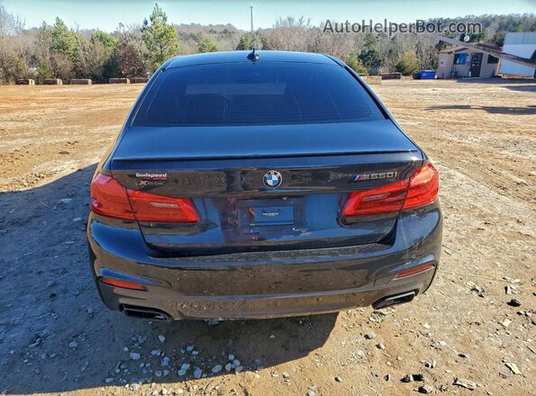 WBAJB9C55JB286862 2018 BMW M5 Black უკანა ხედი