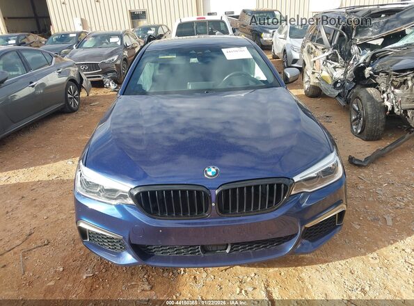 WBAJB9C56JB286885 2018 BMW 5 SERIES Navy Вид щитка приборов