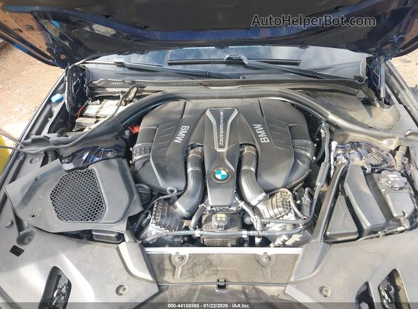 WBAJB9C56JB286885 2018 BMW 5 SERIES Navy Вид сзади