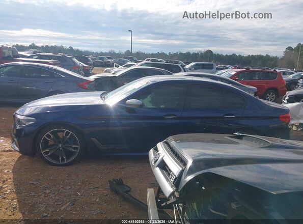 WBAJB9C56JB286885 2018 BMW 5 SERIES Navy Панорамный вид салона 360°