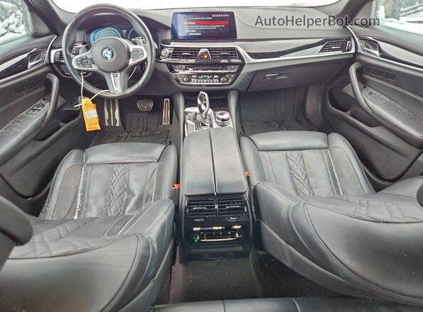WBAJB9C56KB288461 2019 BMW M5 White Dashboard view