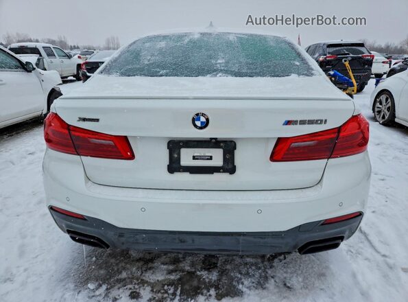 WBAJB9C56KB288461 2019 BMW M5 White Rear view