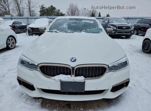 WBAJB9C56KB288461 2019 BMW M5 White Front view