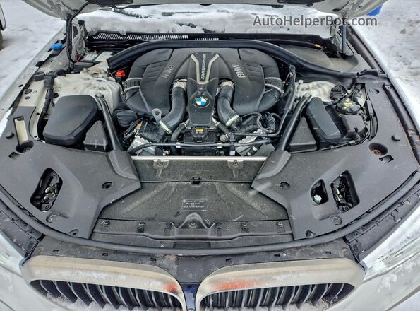 WBAJB9C56KB288461 2019 BMW M5 White Rear interior view