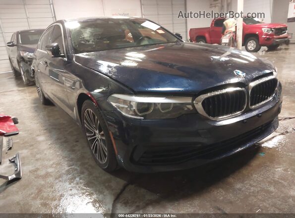 WBAJR7C02LCD13276 2020 BMW 5 SERIES Blue Przód prawy