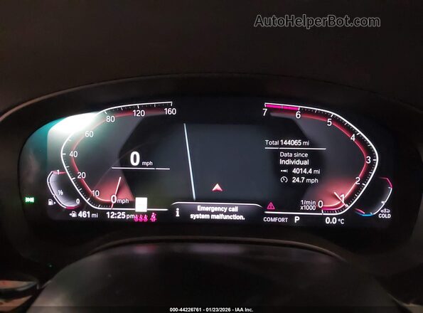 WBAJR7C02LCD13276 2020 BMW 5 SERIES Blue Widok tylnych siedzeń