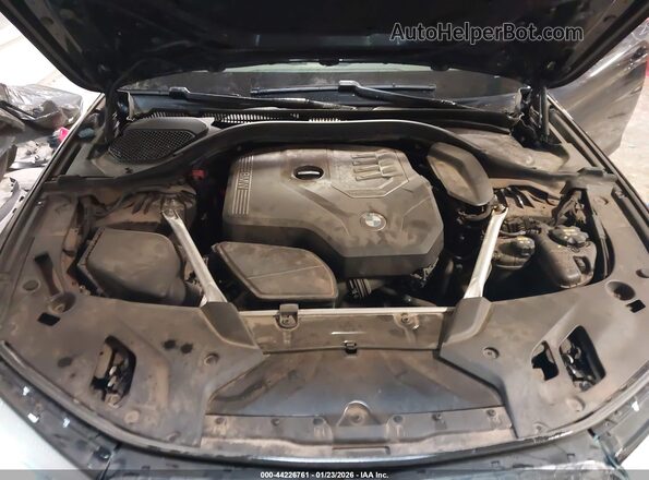 WBAJR7C02LCD13276 2020 BMW 5 SERIES Blue Widok z tyłu