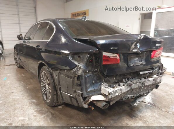 WBAJR7C02LCD13276 2020 BMW 5 SERIES Blue Tył lewy