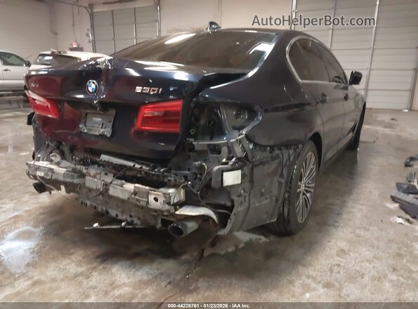 WBAJR7C02LCD13276 2020 BMW 5 SERIES Blue Tył prawy