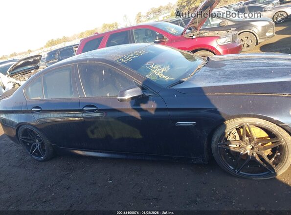 WBAKP9C57GD981203 2016 BMW 5 SERIES Black Widok wnętrza z tyłu